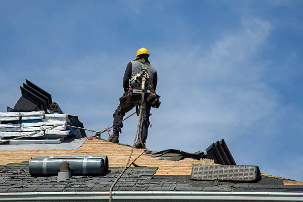Professional Roof Replacement technician working in Paw Paw, WV
